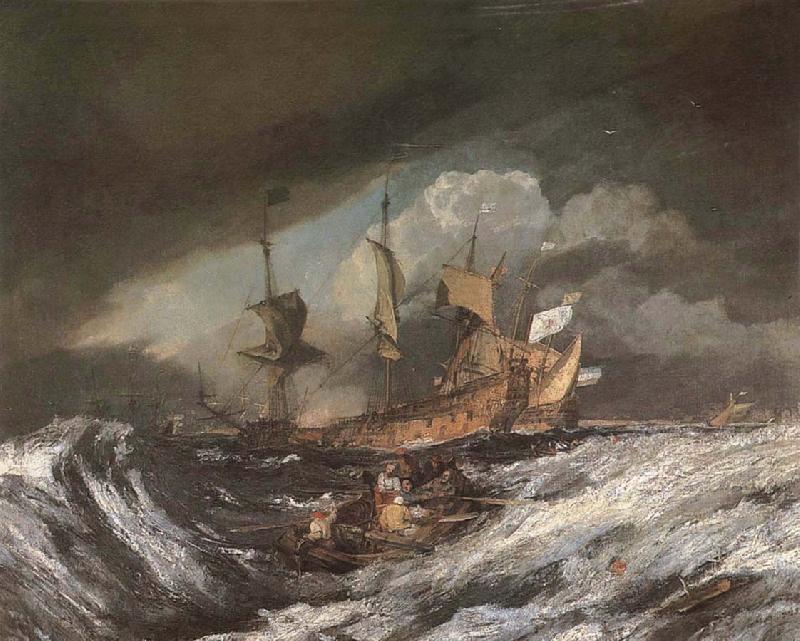 Joseph Mallord William Turner Boat and war oil painting picture